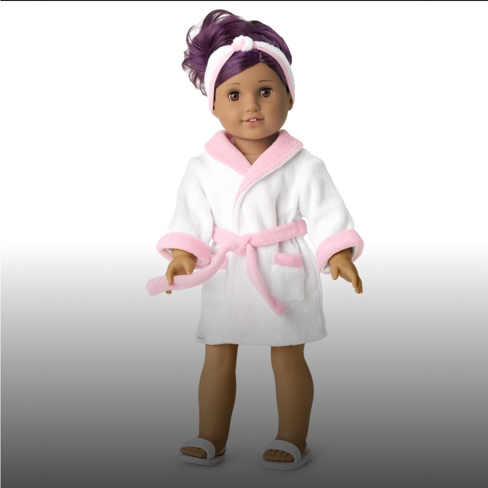 American Girl Truly Me Spa Robe Set